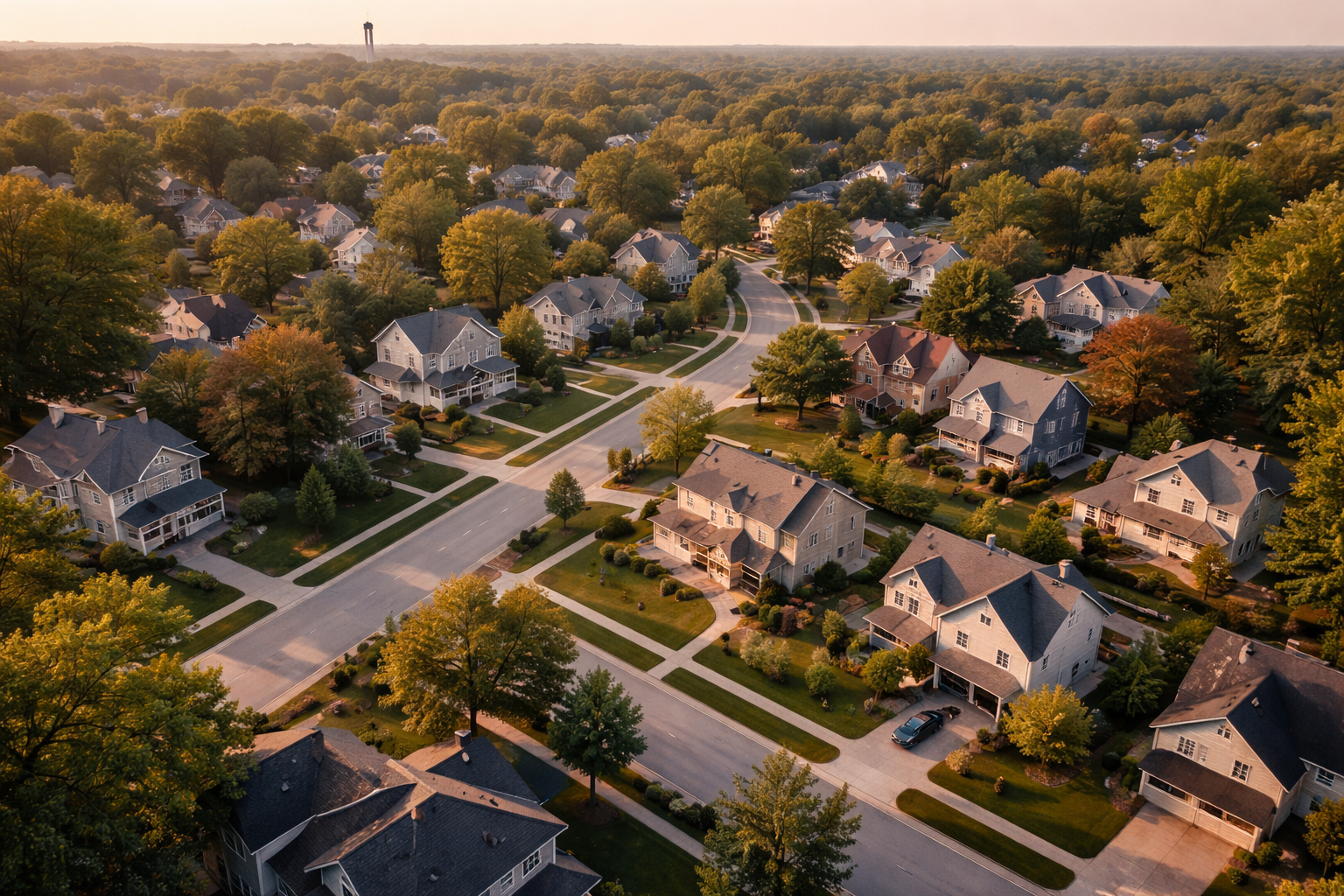 Road maintenance signs on a county roadway